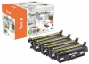 Peach Spar Pack Tonermodule kompatibel zu  HP No. 650A, CE270A, CE271A, CE272A, CE273A