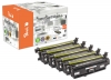 Peach Spar Pack Plus Tonermodule kompatibel zu  HP No. 650A, CE270A*2, CE271A, CE272A, CE273A
