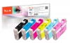 Peach Spar Pack Tintenpatronen kompatibel zu  Epson T0807, C13T08074011
