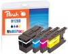 316331 - Peach Spar Pack Tintenpatronen, XL-Füllung, kompatibel zu LC-1280XLVALBP Brother