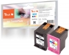 318547 - Peach Spar Pack Druckköpfe kompatibel zu No. 650, CZ101AE, CZ102AE HP