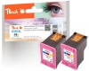 318816 - Peach Doppelpack Druckköpfe color kompatibel zu No. 301XL c*2, D8J46AE HP