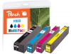 319073 - Peach Spar Pack Tintenpatronen kompatibel zu No. 980, D8J07A, D8J08A, D8J09A, D8J10A HP