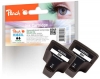319216 - Peach Doppelpack Tintenpatrone schwarz HC kompatibel zu No. 363XL bk*2, C8719EE*2 HP