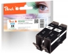 319268 - Peach  Doppelpack Tintenpatrone schwarz kompatibel zu No. 655 bk*2, CZ109AE HP