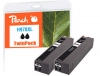319337 - Peach Doppelpack Tintenpatrone schwarz HC kompatibel zu No. 970XL bk*2, CN625A*2 HP