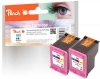 319634 - Peach Doppelpack Druckköpfe color kompatibel zu No. 62 c*2, C2P06AE*2 HP
