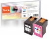 319637 - Peach Spar Pack Druckköpfe kompatibel zu No. 62, N9J71AE HP