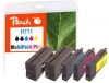 320036 - Peach Spar Pack Plus Tintenpatronen kompatibel zu No. 711, CZ129AE, CZ130AE, CZ131AE, CZ132AE HP