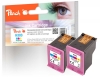 320944 - Peach Doppelpack Druckköpfe color kompatibel zu No. 303 C*2, T6N01AE*2 HP