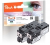 320997 - Peach Doppelpack Tintenpatronen schwarz kompatibel zu LC-3235XLBK Brother