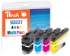 321185 - Peach Spar Pack Tintenpatronen kompatibel zu LC-3237VALP Brother